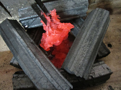 烧烤碳点燃步骤