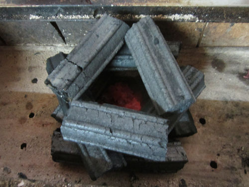 烧烤碳点燃步骤